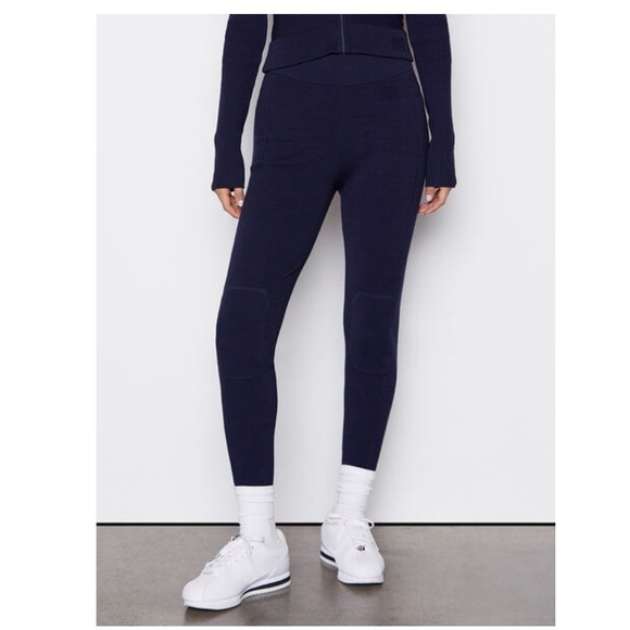 Frame Denim Pants - FRAME Ribbed-knit leggings